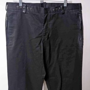 Dior Homme men's black cotton pants sz 50 Eu